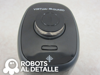 Robot aspirador Samsung Powerbot VR9000 pared virtual detalle